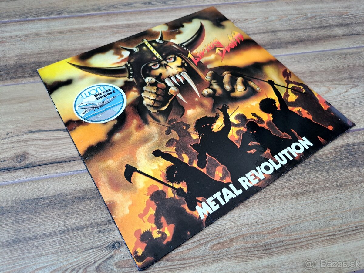 Lp LIVING DEATH- Metal Revolution / EX - 2