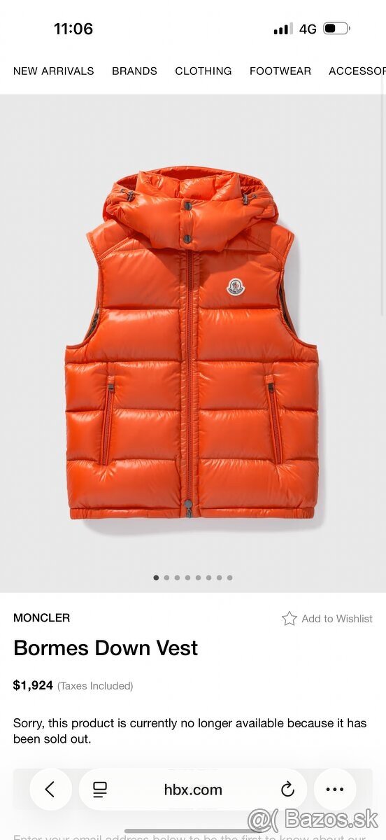 Pánska Moncler vesta - 2