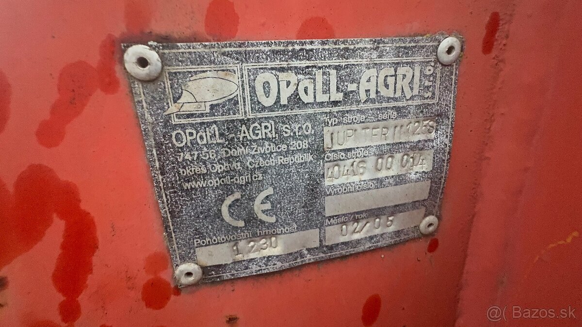 Pluh Opall agri jupiter 2 obracák - 2