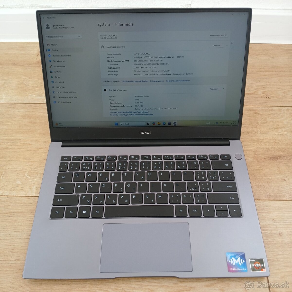 Notebook HONOR MagicBook 14 - 2