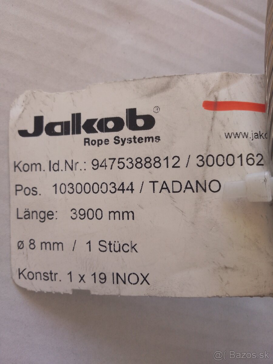 Nerezové oceľové lano Jakop - 2
