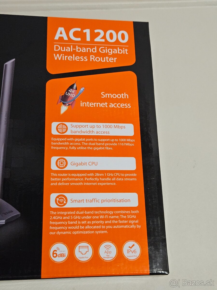 WIFI router Tenda AC8 NOVÝ - 2