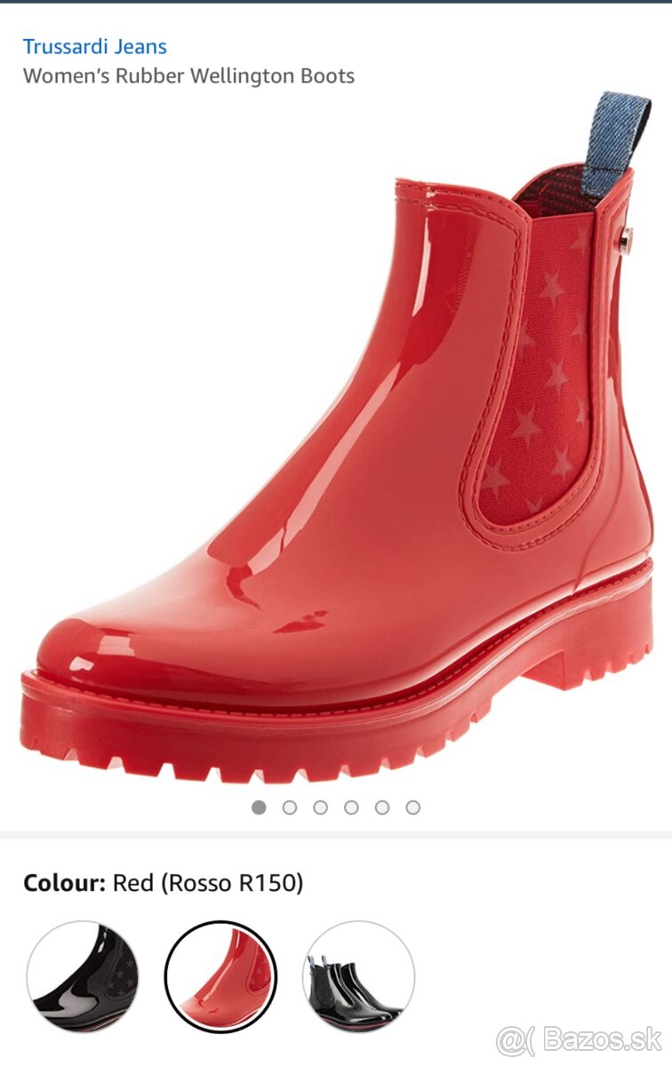 Trussardi 37 cervene gumaky - 2
