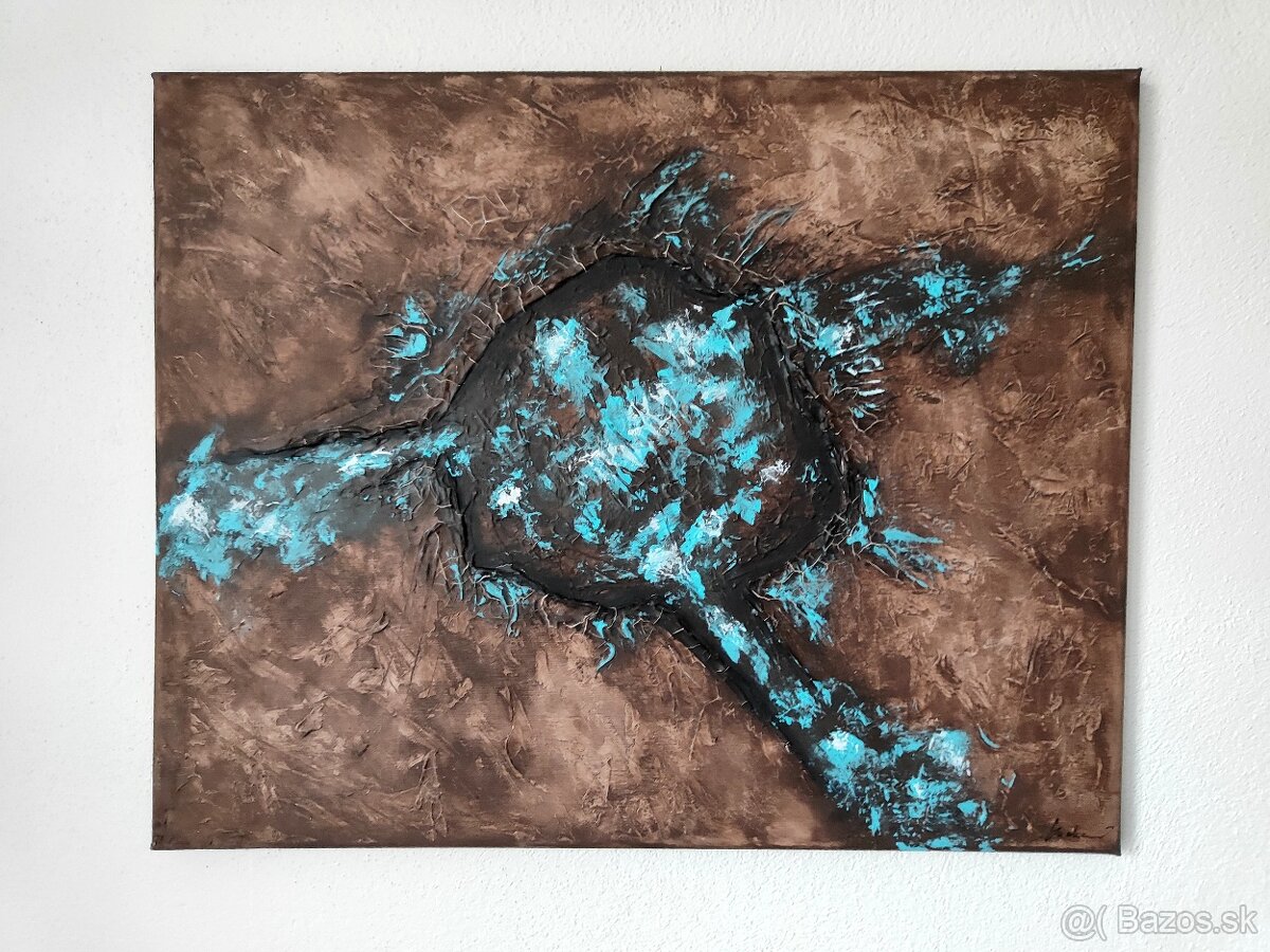 Ručne maľovaný obraz akryl - 2