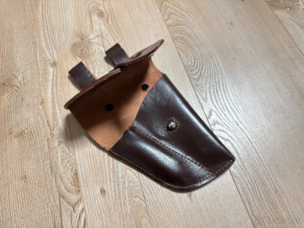 Kožené púzdro na pištoľ CZ 50/70, ČSĽA / SNB (ZNB, VB) - 2