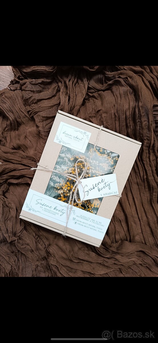 Darčekový box sušených kvietkov mix - 2