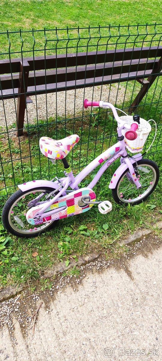 Predám dievčenský bicykel Apollo Cupcake 16” - 2