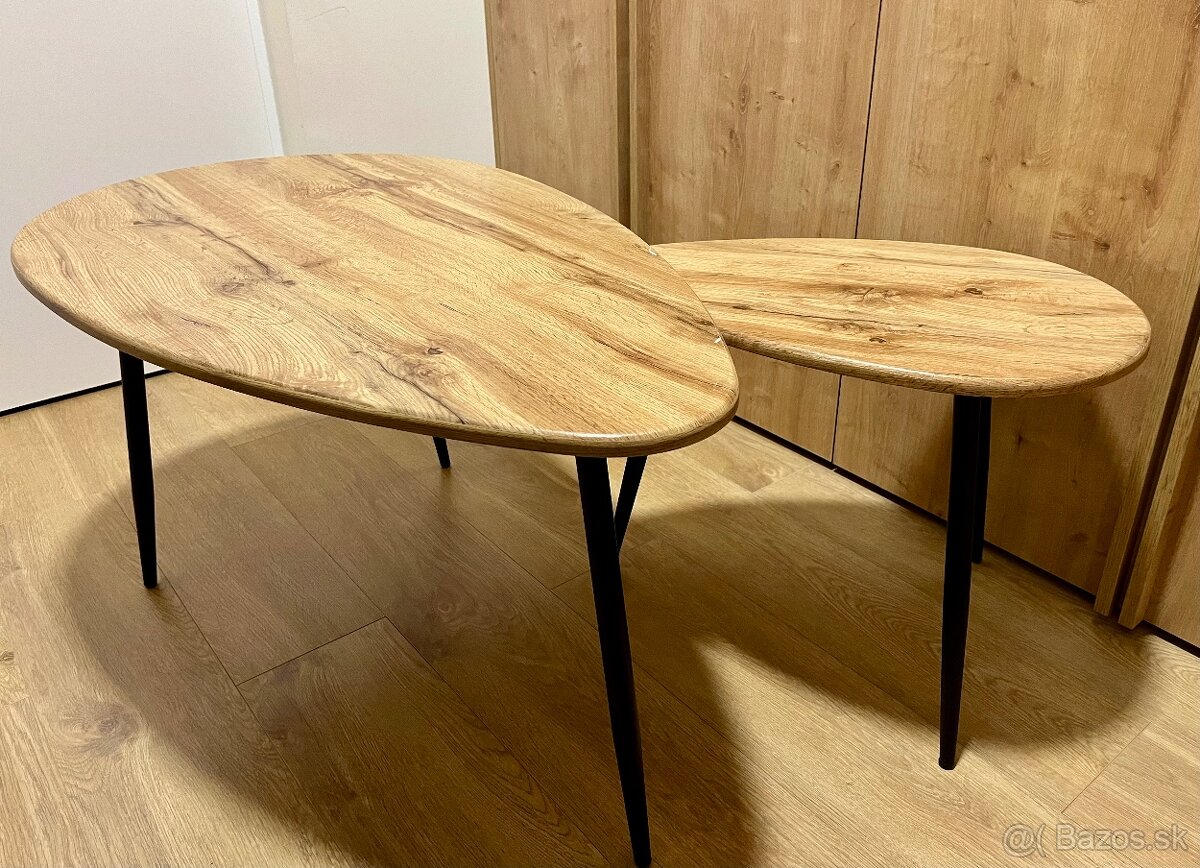 Konferenčné stolíky dekor dub - 2