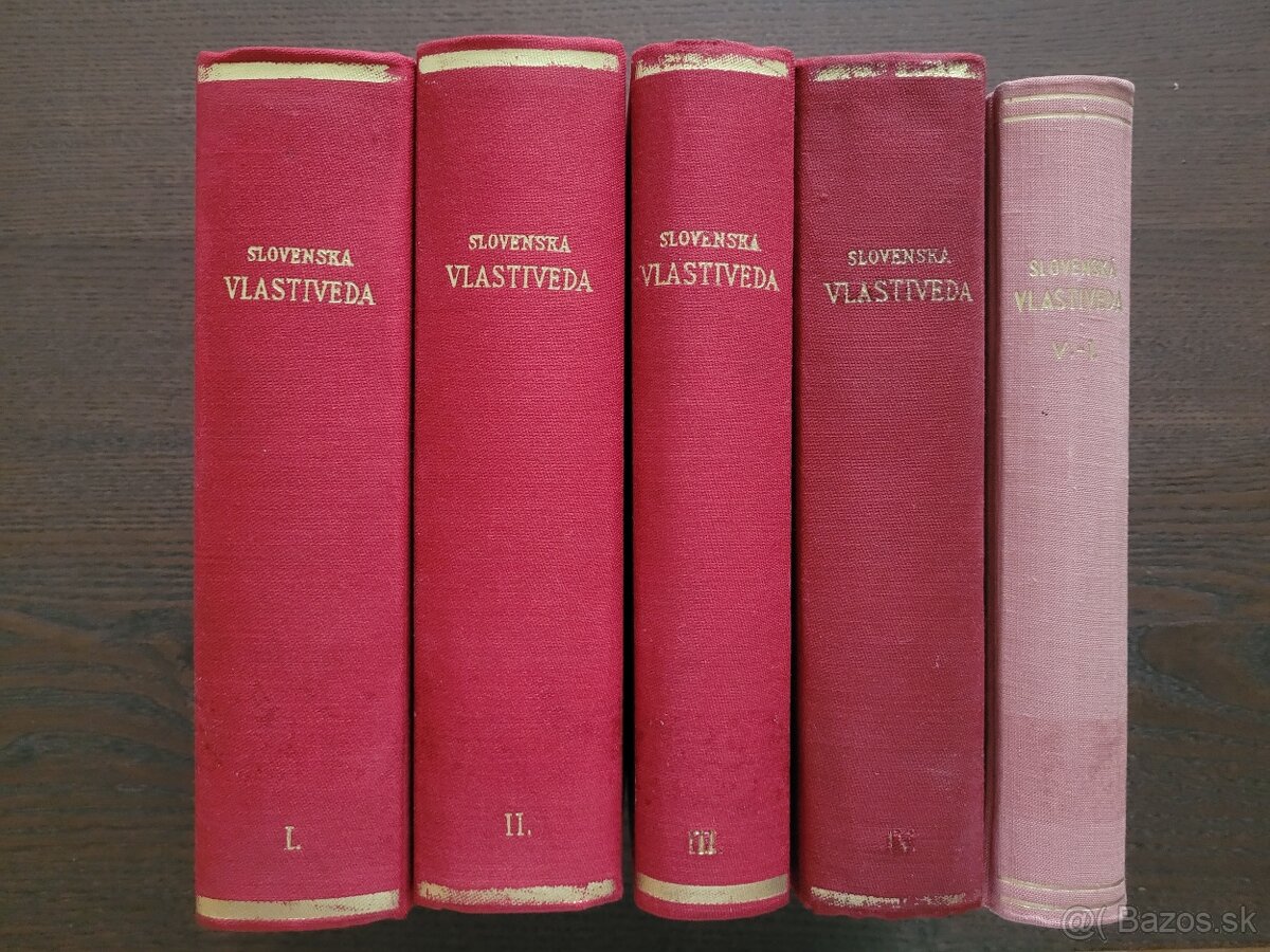 Slovenská vlastiveda 1-5 komplet - 2