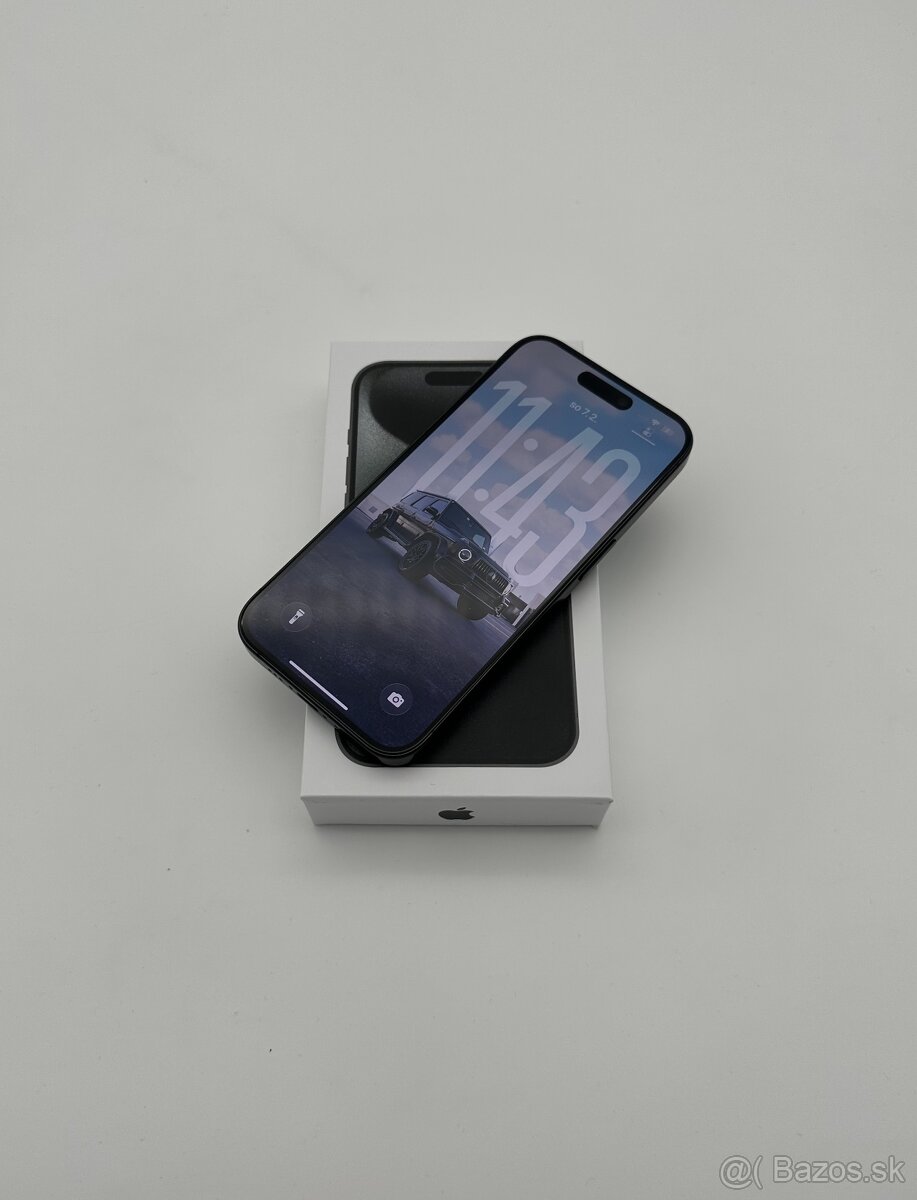 iPhone 15 Pro 256GB Black Titanium + ZÁRUKA - 2