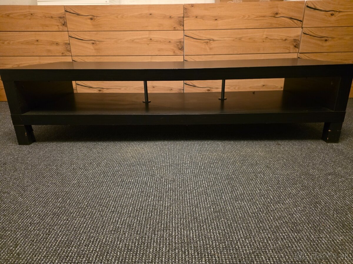 Čierny TV stolík/polica (160 cm) IKEA LACK - 2