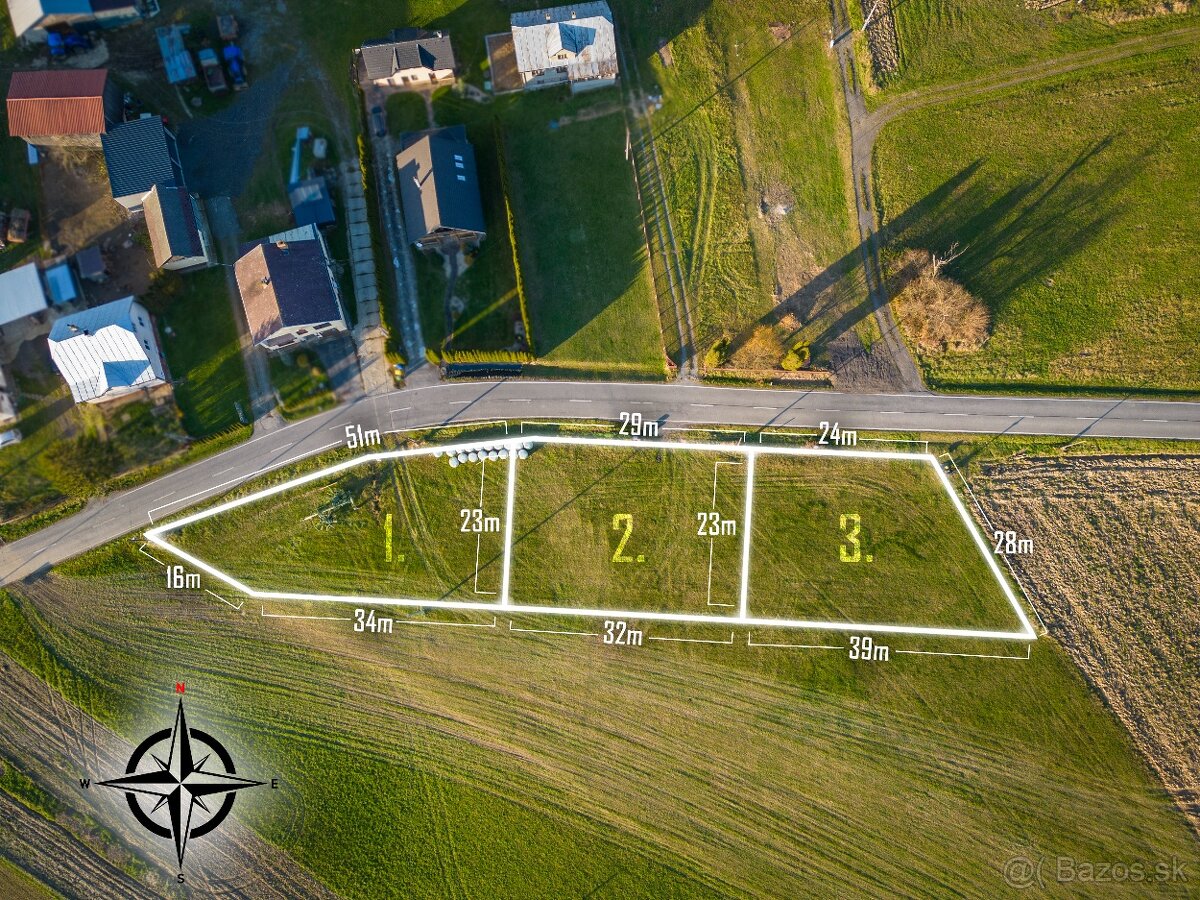 Stavebný pozemok len 10 min od mesta Stropkov. - 2