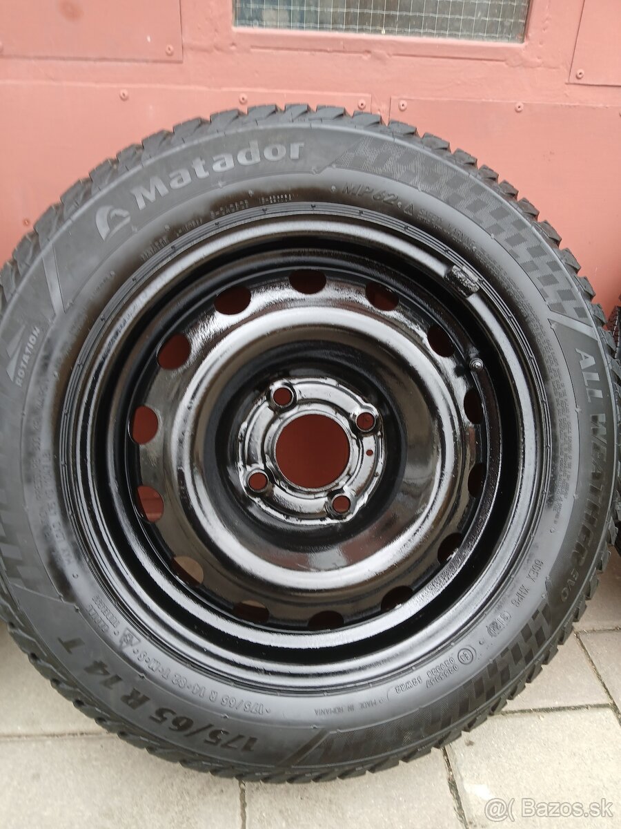 Kolesa 175/65 R14 T celoročne. - 2