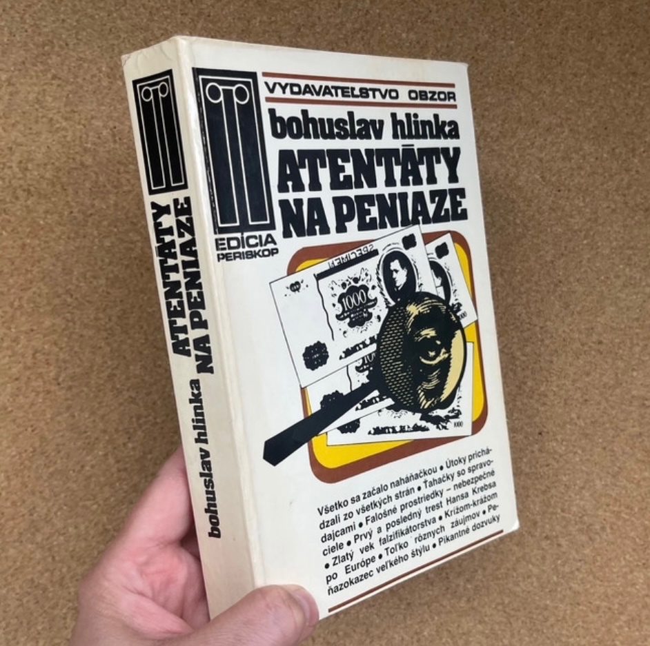 Kniha Atentáty Na Peniaze Bohuslav Hlinka - 2