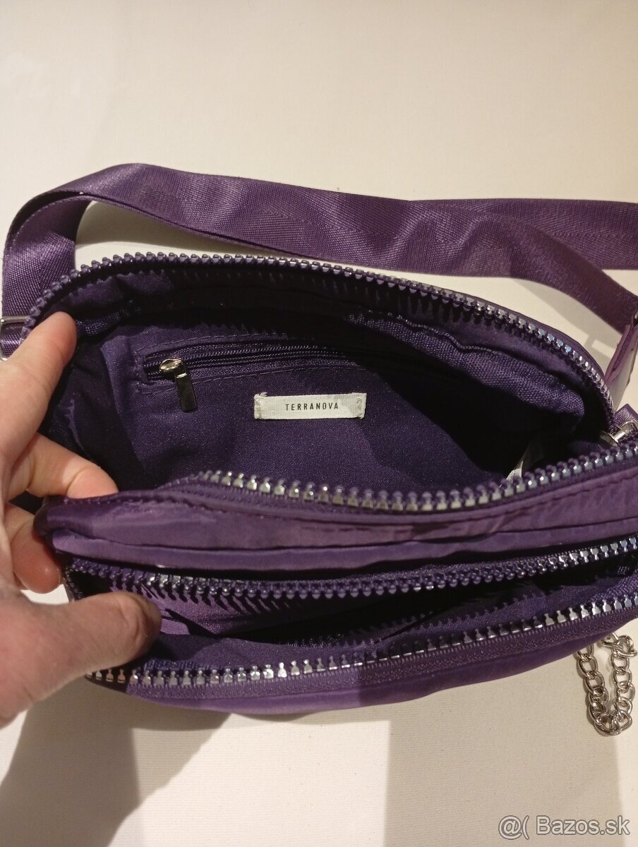 Fialová kabelka Terranova športová - 2