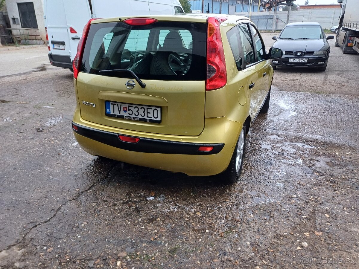 Predám Nissan Note 1.4 benzín, r.v. 2007 - 2