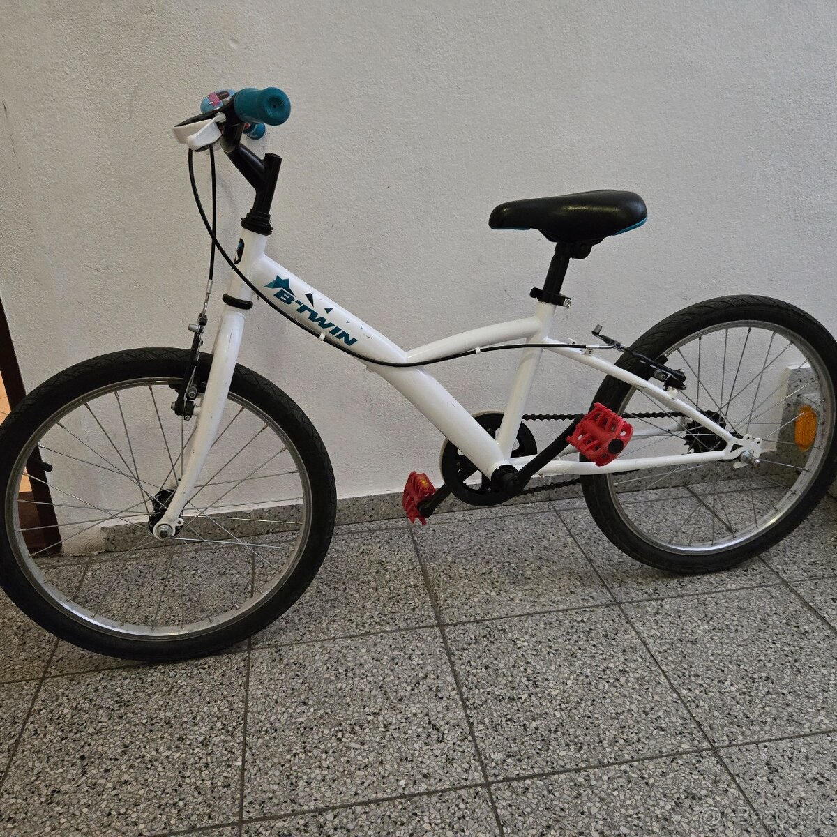 Detsky bicykel BTWIN 100 20" biely - 2