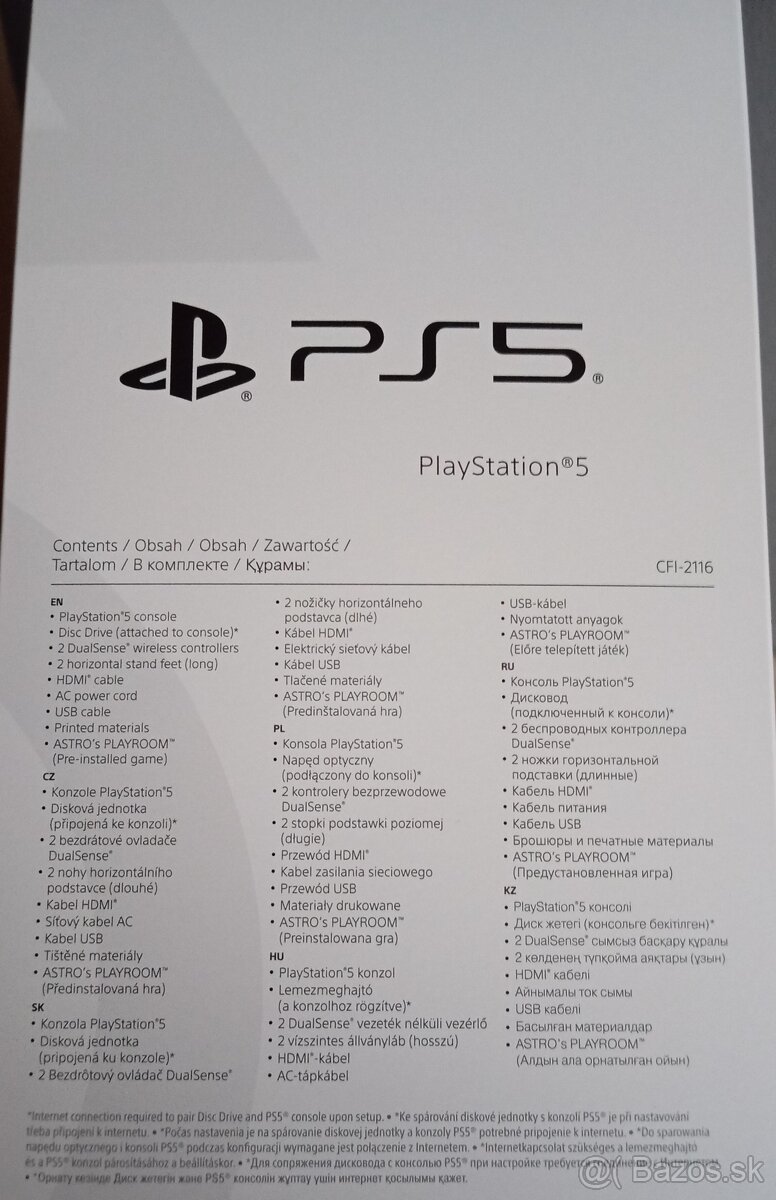 PS 5 slim SSD disk 1 TB + 2 ovládače NEROZBALENE NOVÉ - 2