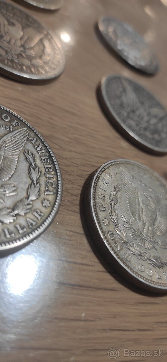 Predám strieborné mince Morgan Silver Dollar - 2