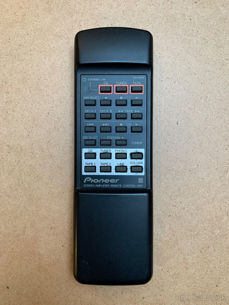 Pioneer …. Diaľkové ovládače - 2