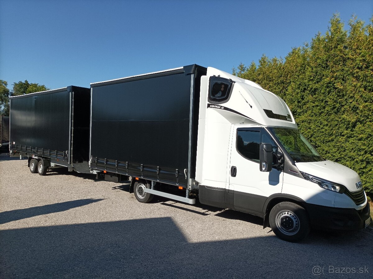 Iveco Daily s prívesom. - 2