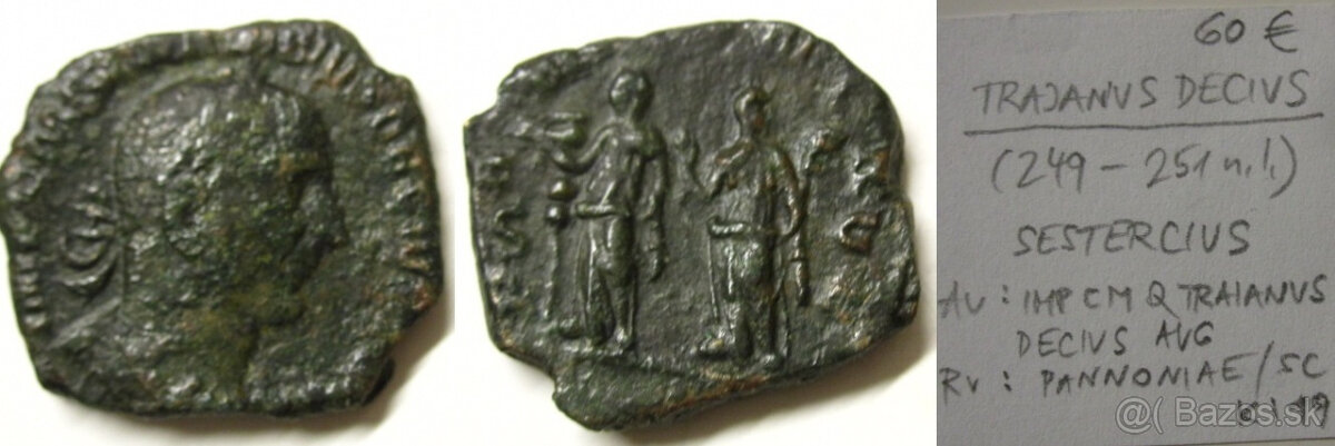 Predám rímske mince - originály - 2