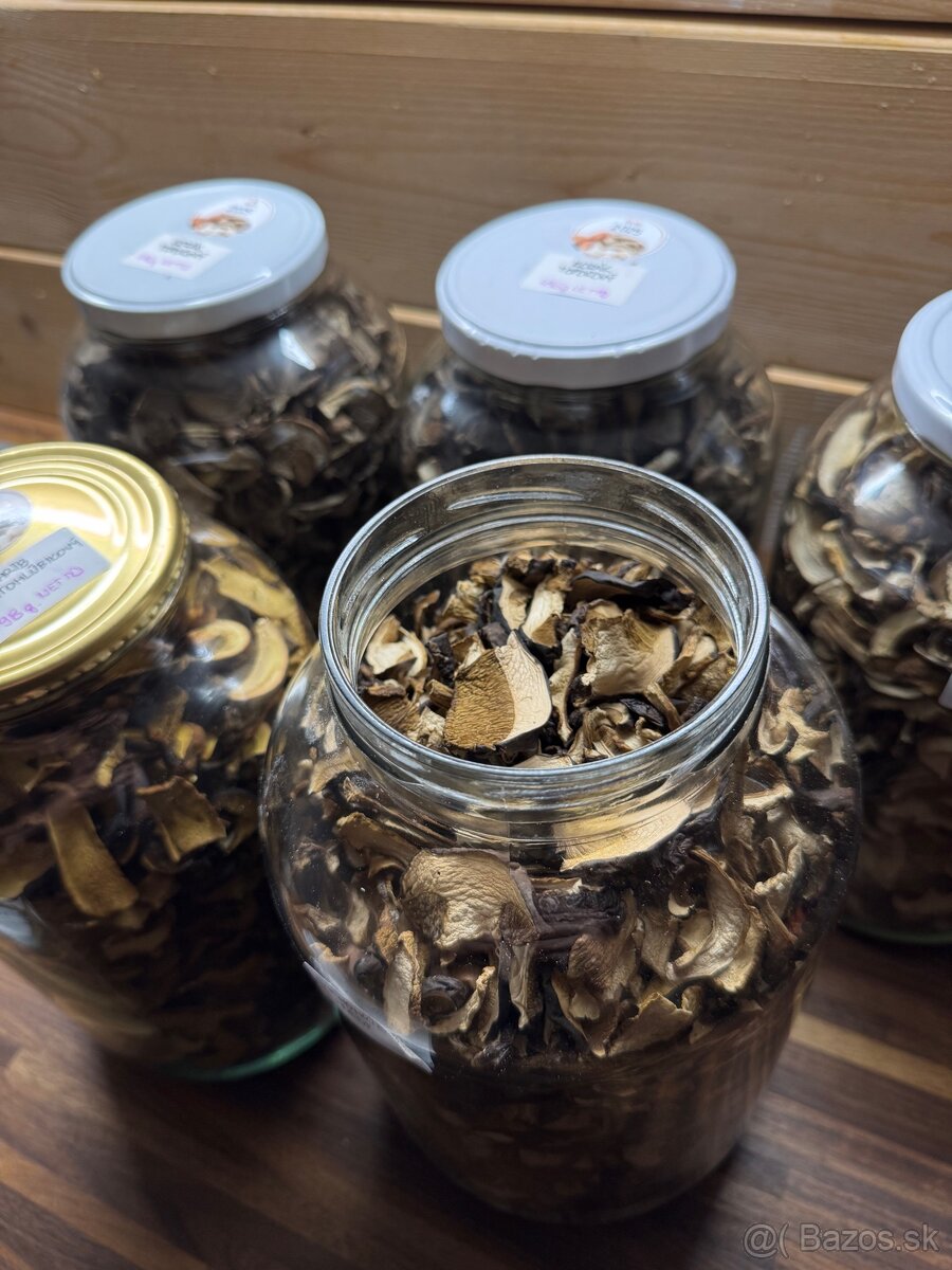 sušené hríby / huby , Suchohríb hnedý a Kozák Topoľový - 2