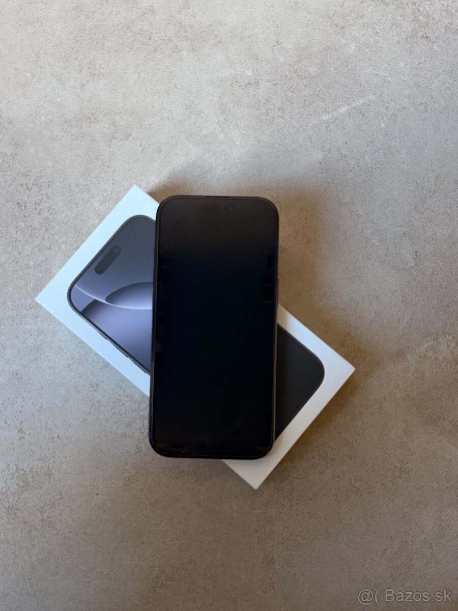 Predám iphone 16 pro 128GB čierny titán - 2