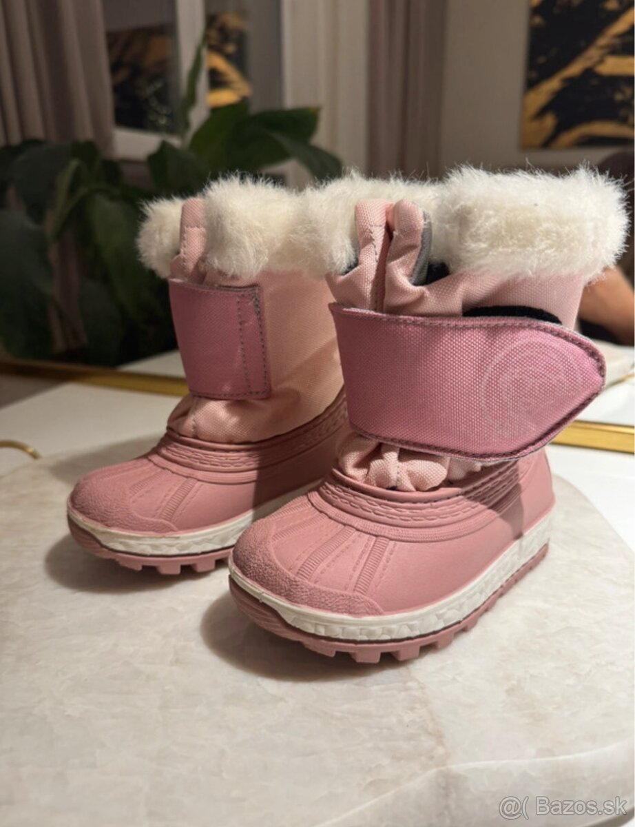 Snehule Boatilu Joggy – svetloružové (veľ. 20/21) - 2