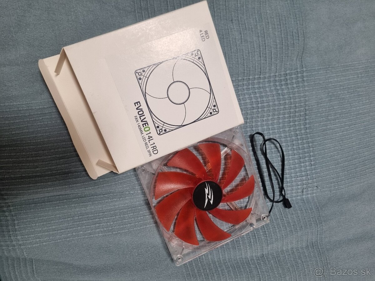 EVOLVEO 14L1RD LED 140 mm červený - 2