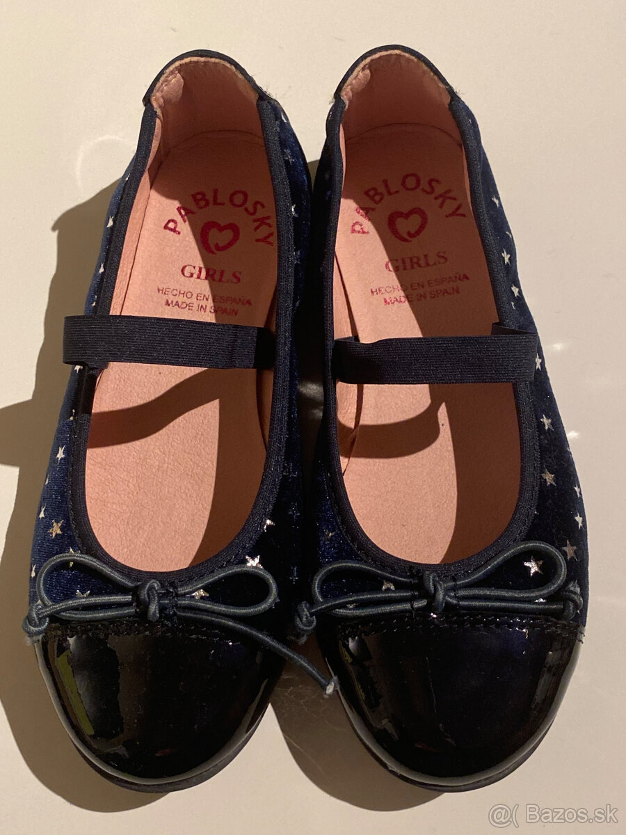 Pablosky - detské balerínky/poltopanky - 2