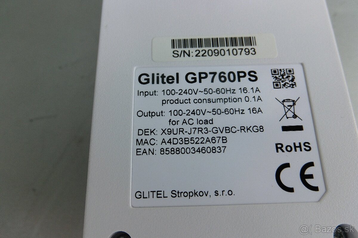 Ethernet Glitel GP760PS . - 2