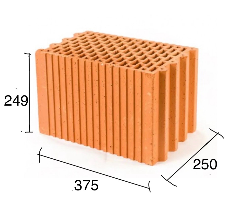 Tehla Porotherm 25 - 2