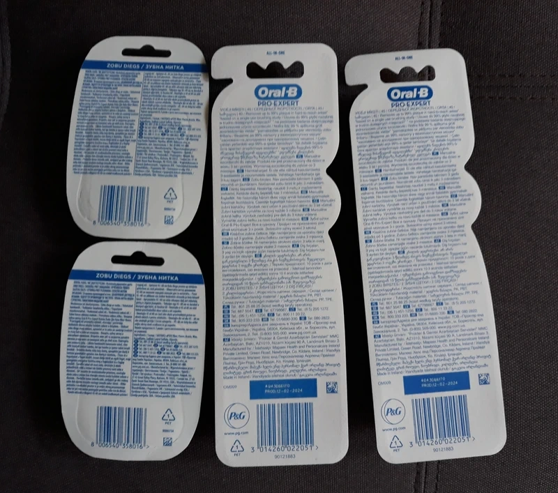 Oral B 4ks kefky + 2ks zubna nit - 2
