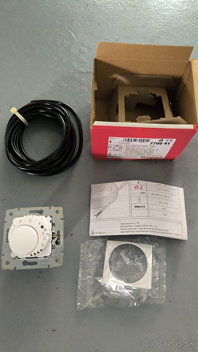 VALENA biely termostat pre podlahové vykurovanie 770091 - 2