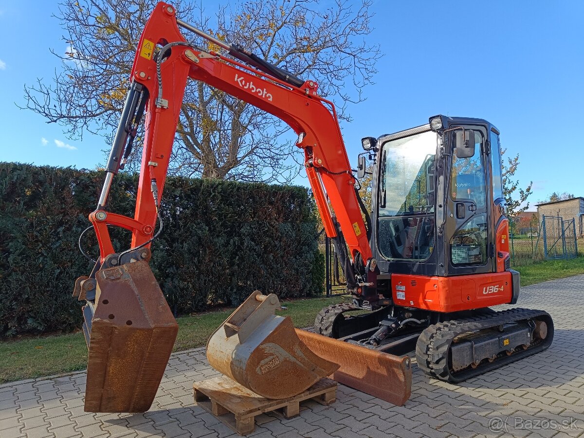 Minibager Kubota U 36-4 r.v.2021 - 2