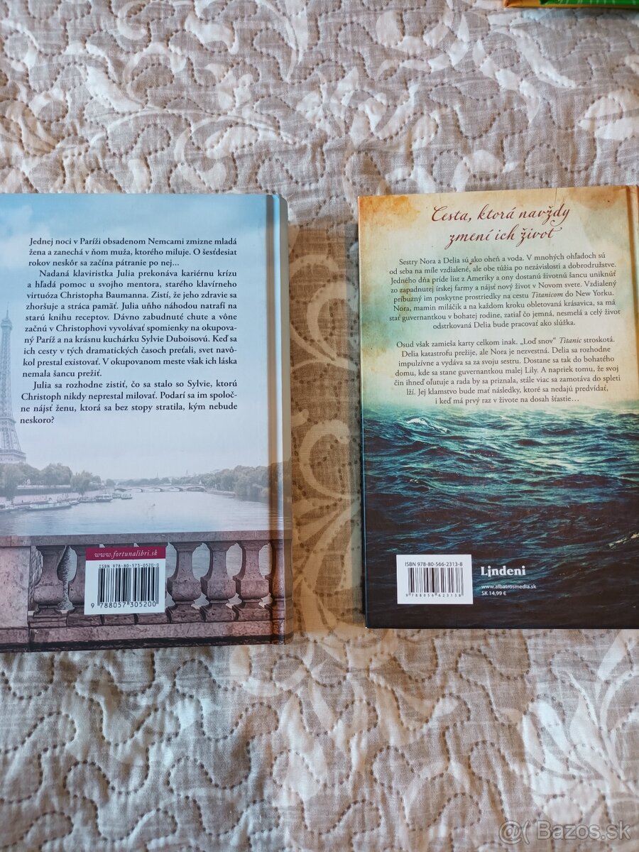 Knihy Parížska aféra a Sestry z Titanicu - 2