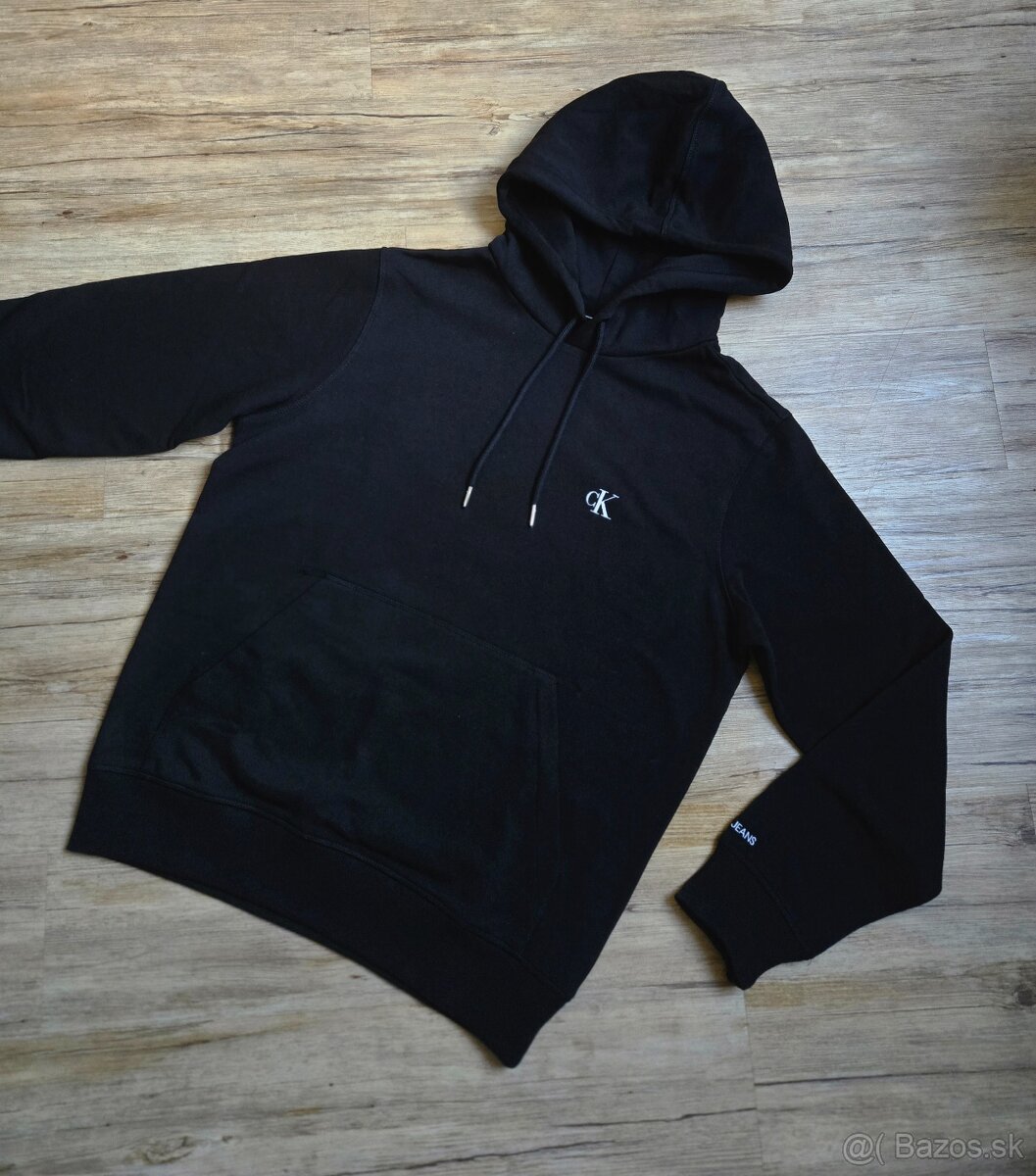 Calvin Klein Jeans – Pánska mikina s logom velkosť M - 2