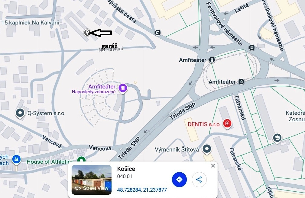 Prenajmem dlhodobo garáž v Košiciach na Kalvárii - nad amfit - 2