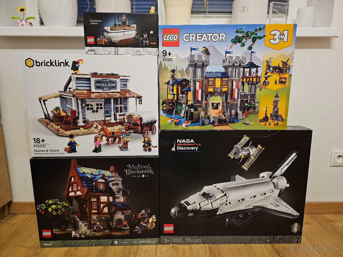 LEGO sety Icons, Ideas, Creator - NEOTVORENÉ - 2