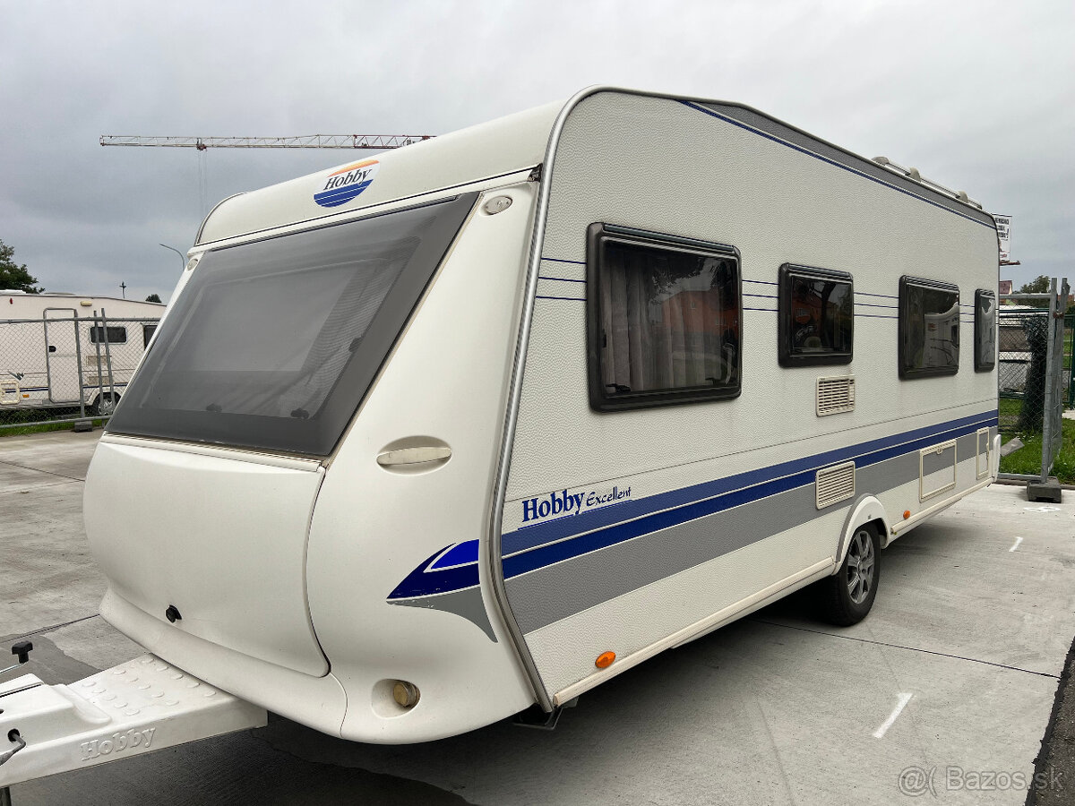 Karavan Hobby Excellent 540 WLU+Pojezd, Markýza - 2