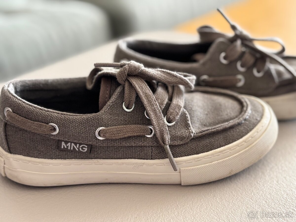 Chlapčenské plátené topánky MANGO - 2