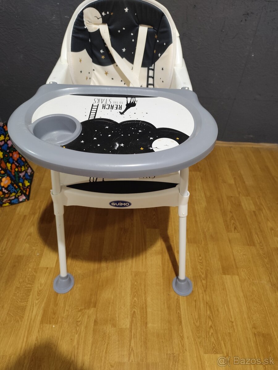 Detska jedálenská stolička 3v1 - 2