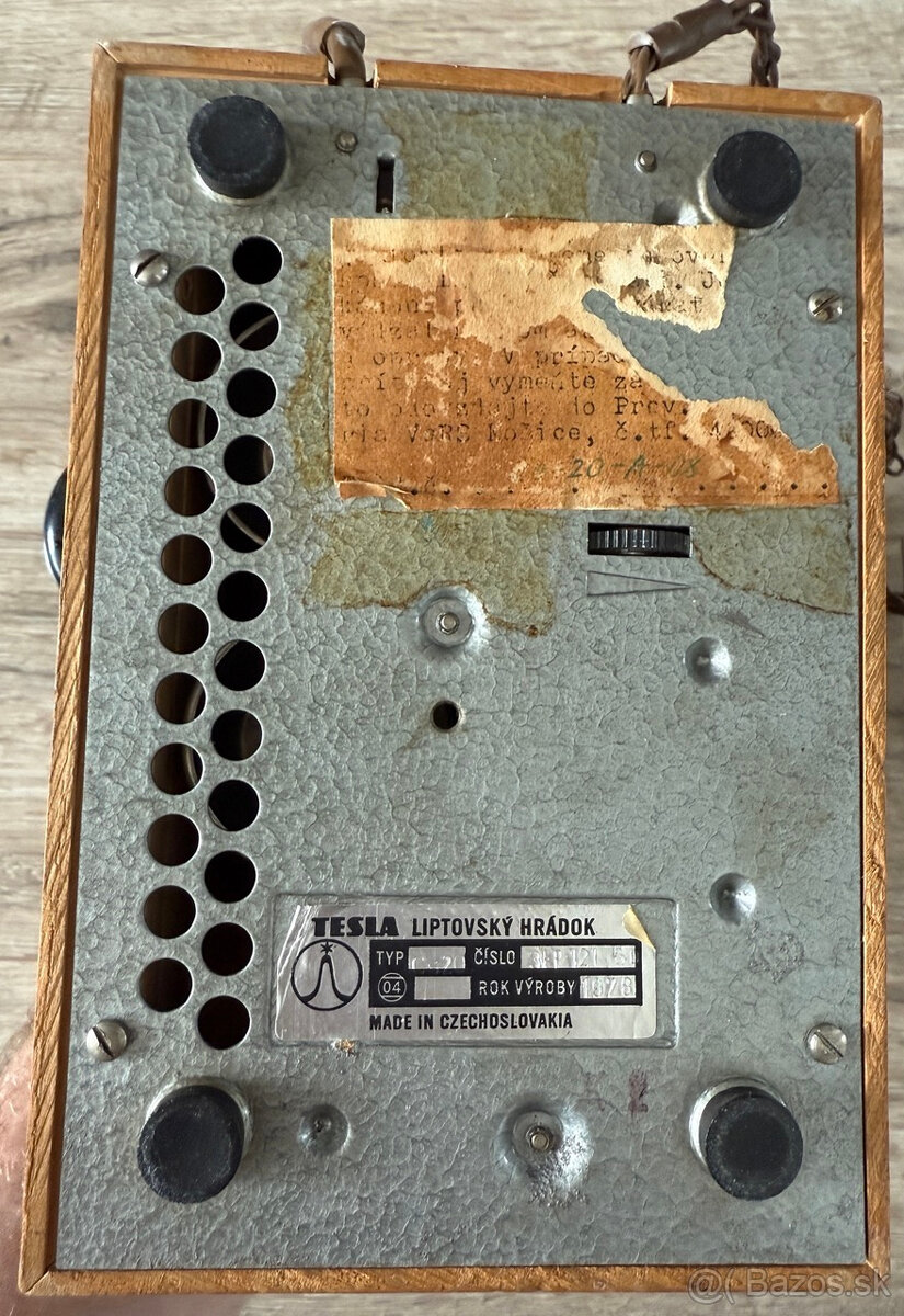 Tesla CS20 starozitny telefon - 2