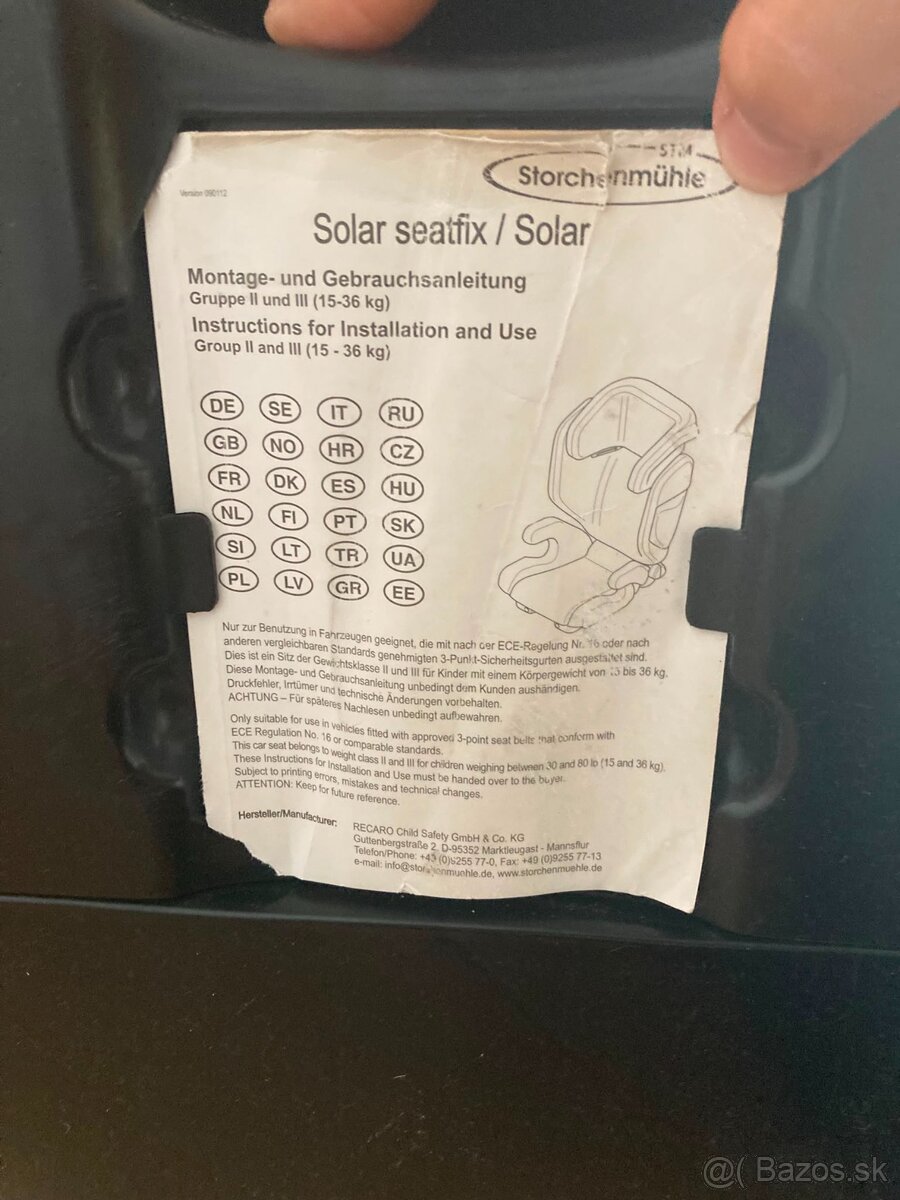 Storchenmühle Solar 15-36 kg - 2