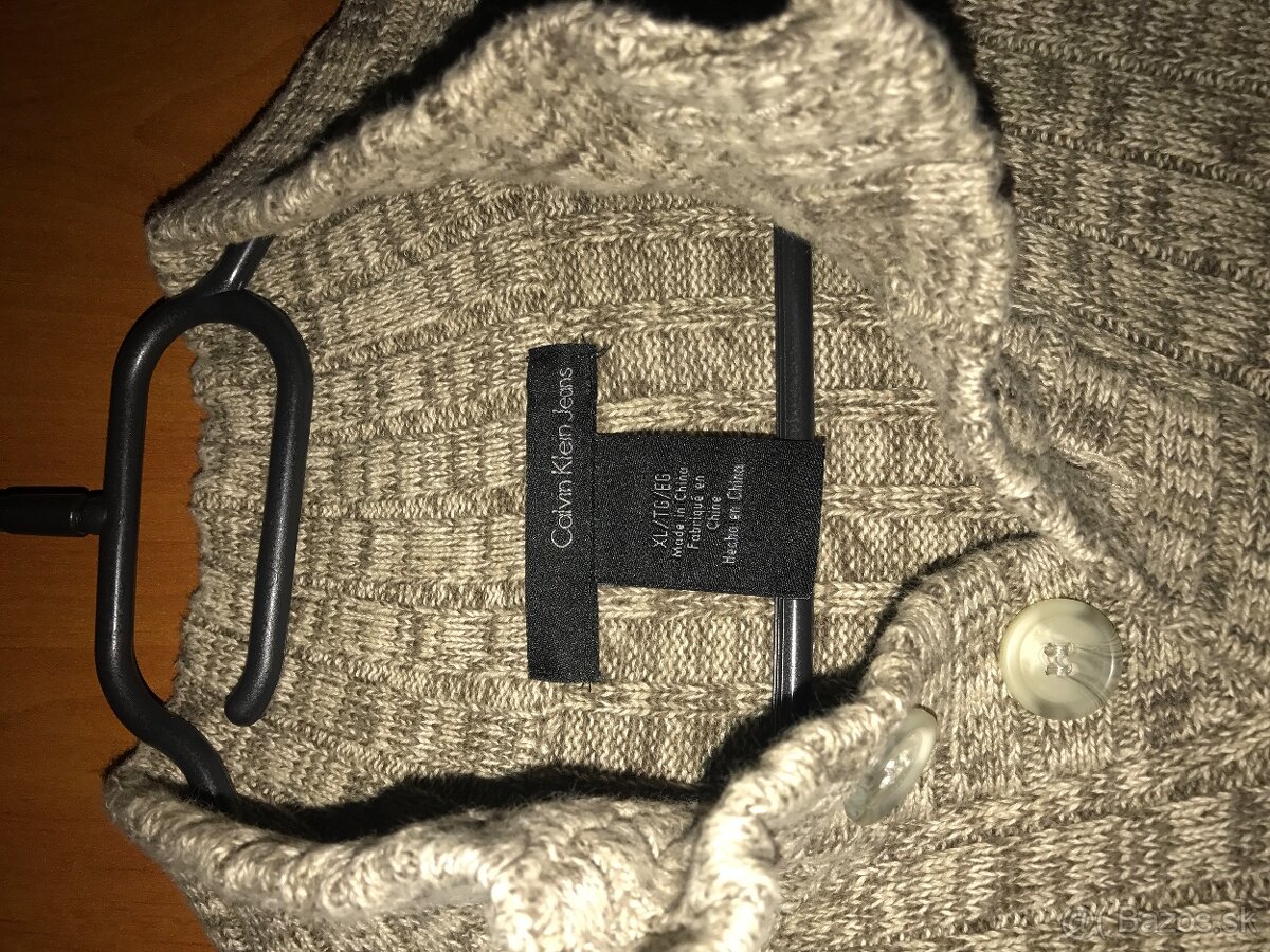 NOVÝ CALVIN KLEIN originál pánsky svetrik L/XL - 2