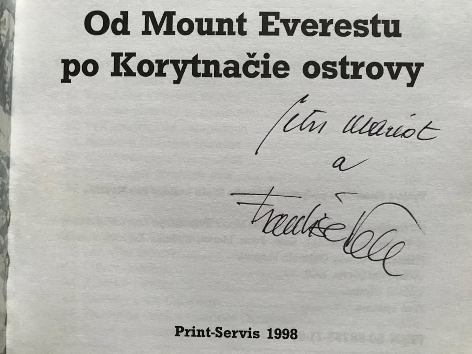 2 x podpis - Od Mount Everestu po Korytnačie ostrovy - 2