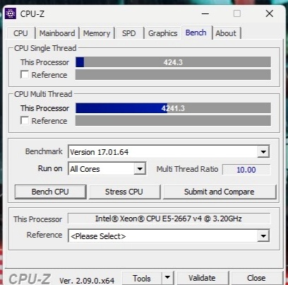 CPU Intel Xeon E5-2667 v4 8-Core 3.20 GHz - 2