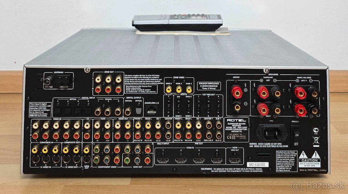 Rotel RSX-1550 / Optika/HDMI/SUB OUT/FM radio - 2