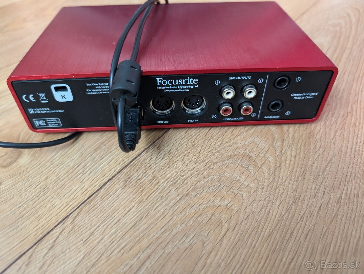 Predám Focusrite Scarlett 2i2 2nd gen - 2